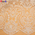 Multi Color Embroidery Lace Fabric Professional Embroidery Fabric Red With Great Price Supplier